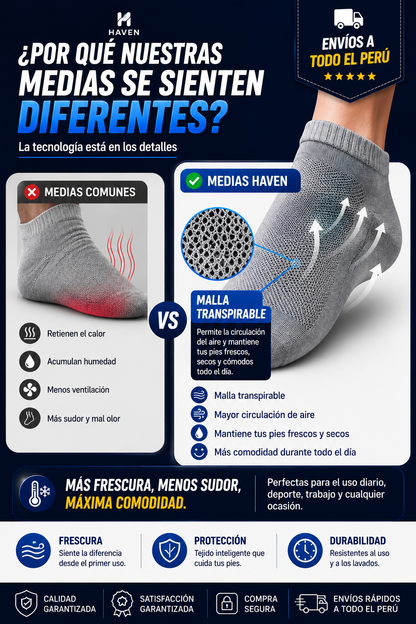 🧦 PACK HAVEN 5 PARES 5 ESTILOS