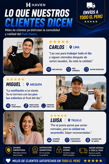 🧦 PACK HAVEN 5 PARES 5 ESTILOS