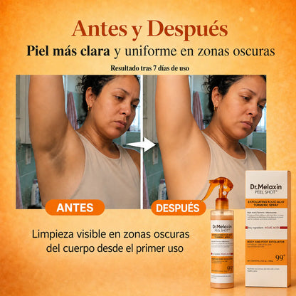 Aclara y suavisa zonas oscuras desde el primer uso